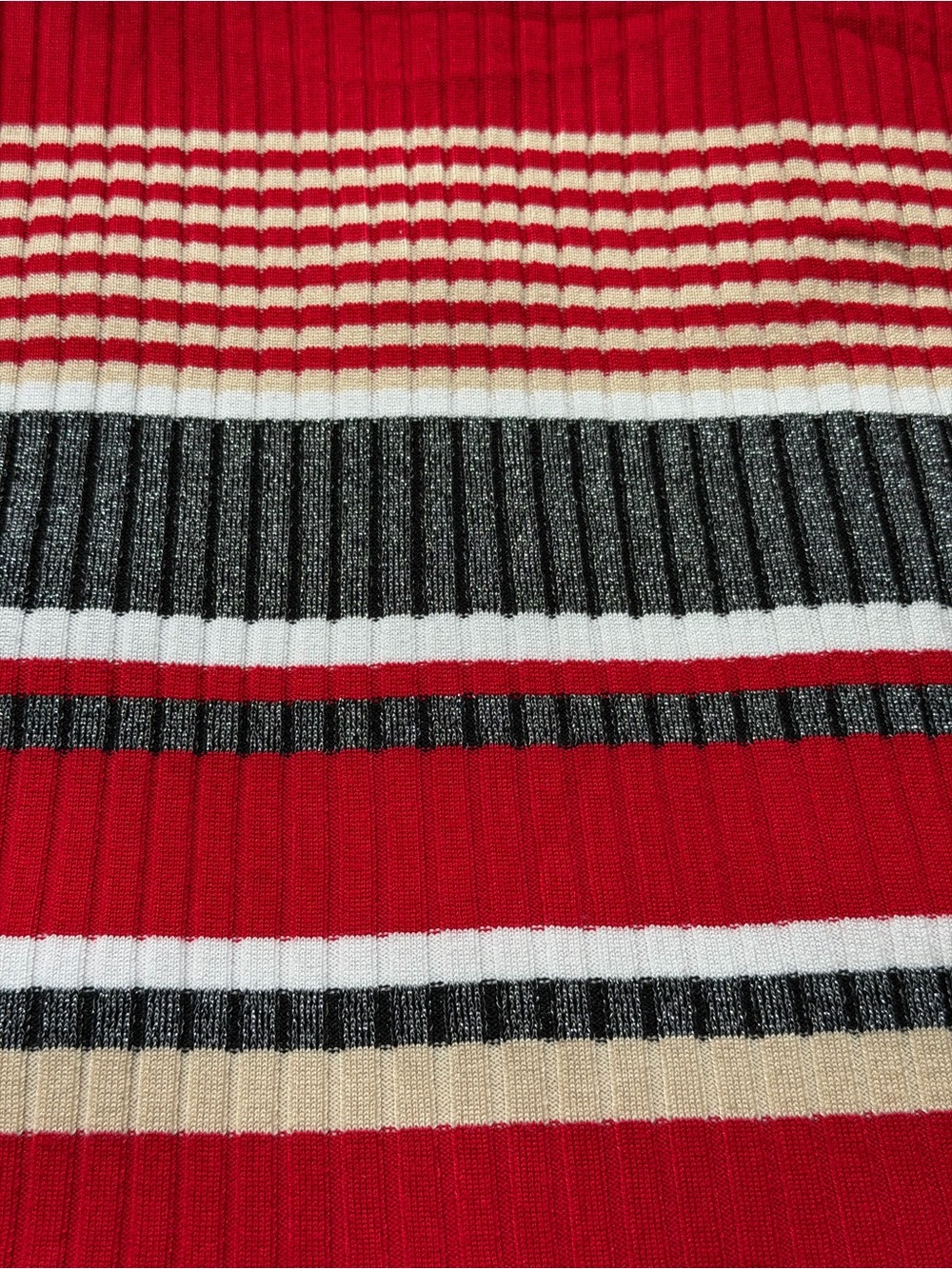 No Boundaries Juniors Lurex Striped Mock Neck Dress-L (11-13)🚩 Fits Adult M - Picture 6 of 15